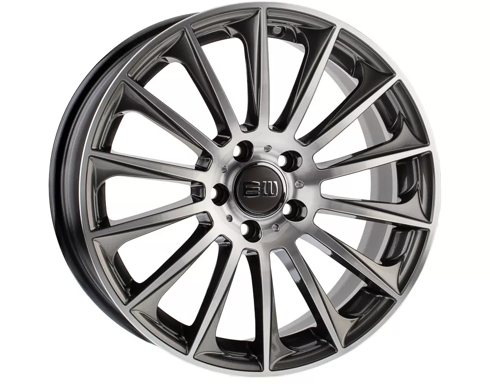 Elite Wheels EW02-WILDBEAUTY ratlankiai 5×112 R19 ET32 8.5J (Palladium polished Elite coating)