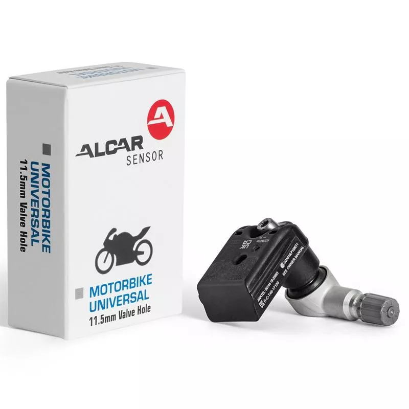 Padangų oro slėgio davikliai TPMS Alcar Motorbike with VALVE 11.5 S7A101 Silver
