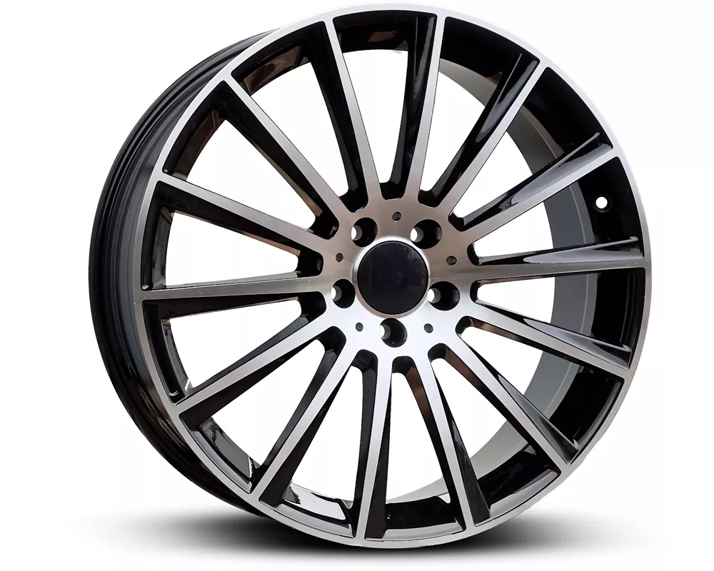 Ratlankiai FD866 Mercedes replika 5×112 R20 ET43 8.5J (Black Machine Face (BMF))