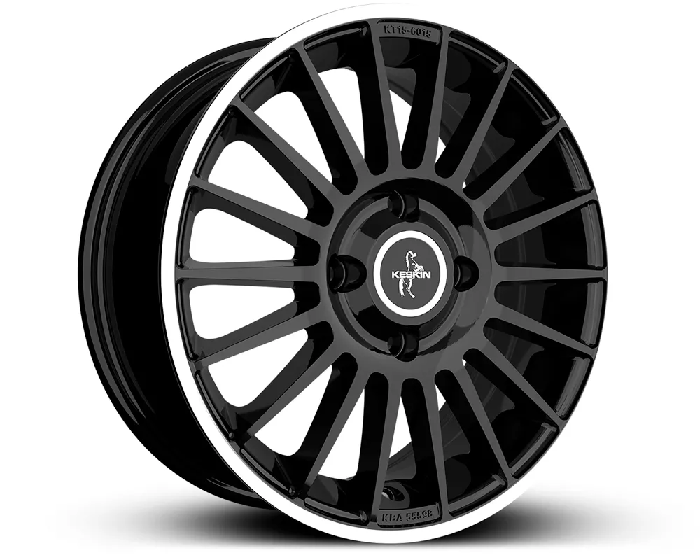 Keskin TUNING KESKIN KT15 ratlankiai 4×100 R16 ET35 7J (Black Lip Polished)