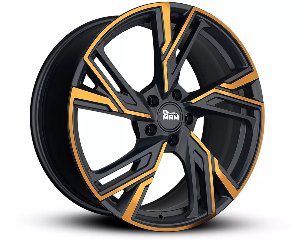 MAM RS5 ratlankiai 5×112 R20 ET30 8.5J (MATT BLACK FRONT COPPER)
