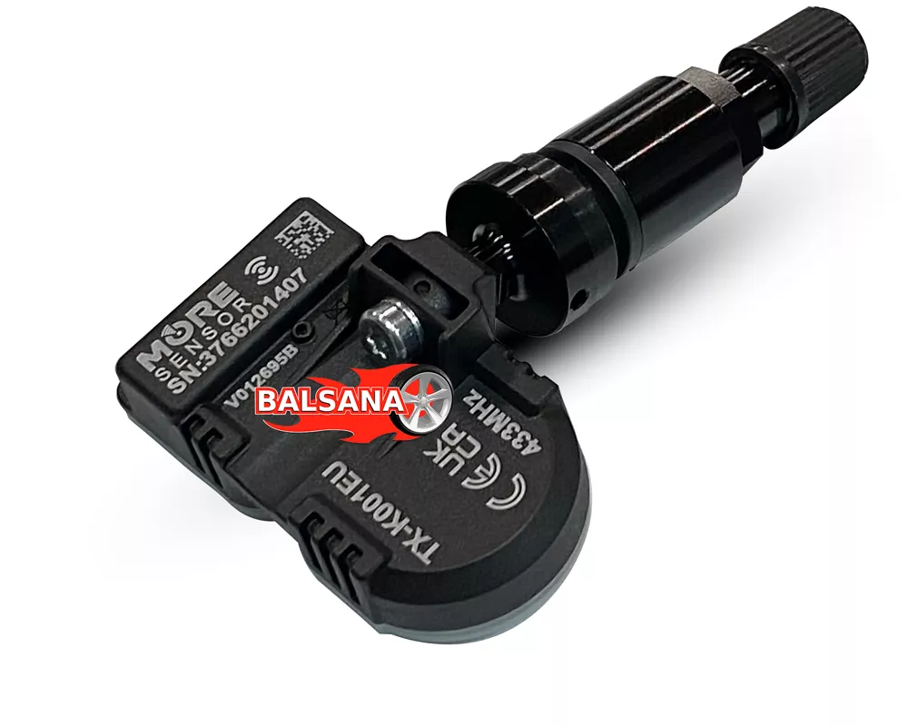 Padangų oro slėgio davikliai TPMS Mobiletron More Sensor Compact TX-K001EUK 433 MHz / 315 MHz Black