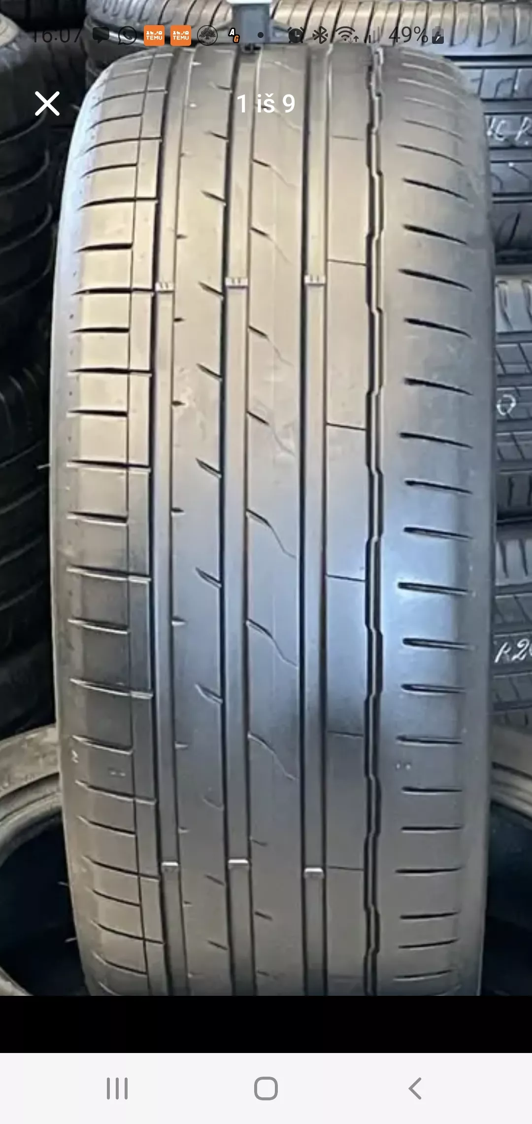 Hankook Ventus S1 EVO3 255/45R19 padangos