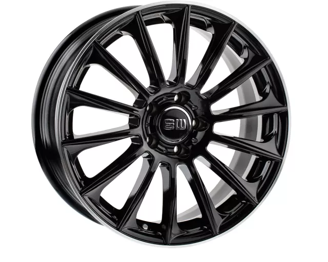 Elite Wheels EW02-WILDBEAUTY ratlankiai 5×112 R19 ET38 9.5J (Black lip polished Elite coating)