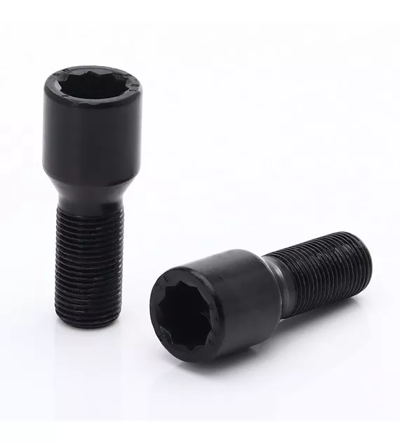 Veržlė JR-WHEELS black star bolts (28 mm) 14x1.25 Star 28mm