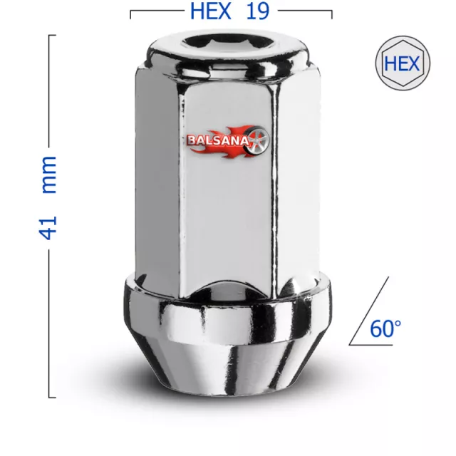 Veržlė 60 Kon. Uždara/Closed, Bimecc DK-BIM-D5 Conical 14x1.5 hex19 41mm