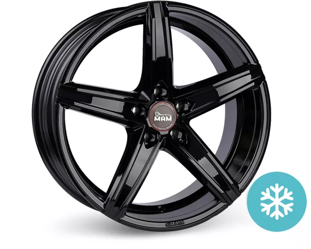 MAM MAMOX-18 ratlankiai 5×114.3 R19 ET45 8.5J (BLACK PAINTED)