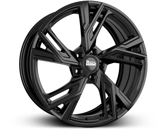 MAM RS5 ratlankiai 5×114.3 R18 ET30 8J (BLACK PAINTED)