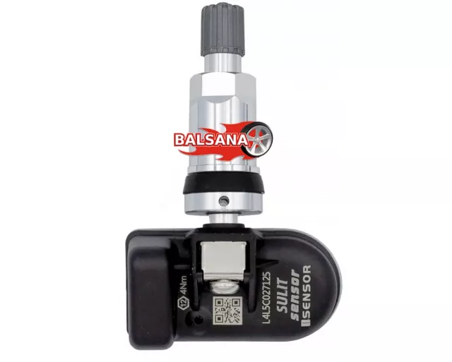 Padangų oro slėgio davikliai TPMS CGSulit UNV-SENSOR TS01 433 MHz / 315 MHz Silver 55.5 mm