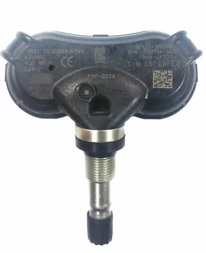 Padangų oro slėgio davikliai TRW Clamp-in Fixed Angle ver 1 433MHz HKMC 4052, 52933-3M000 433 MHz Silver