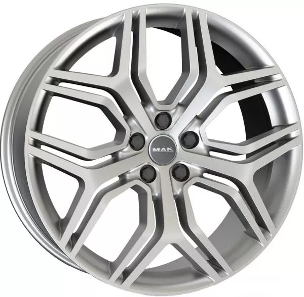MAK Kingdom ratlankiai 5×120 R22 ET49 9.5J (Silver)
