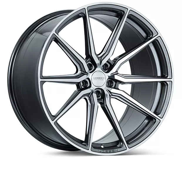 Vossen HF-3 Super Deep Gloss Graphite Polished ratlankiai 5×112 R20 ET30 10.5J