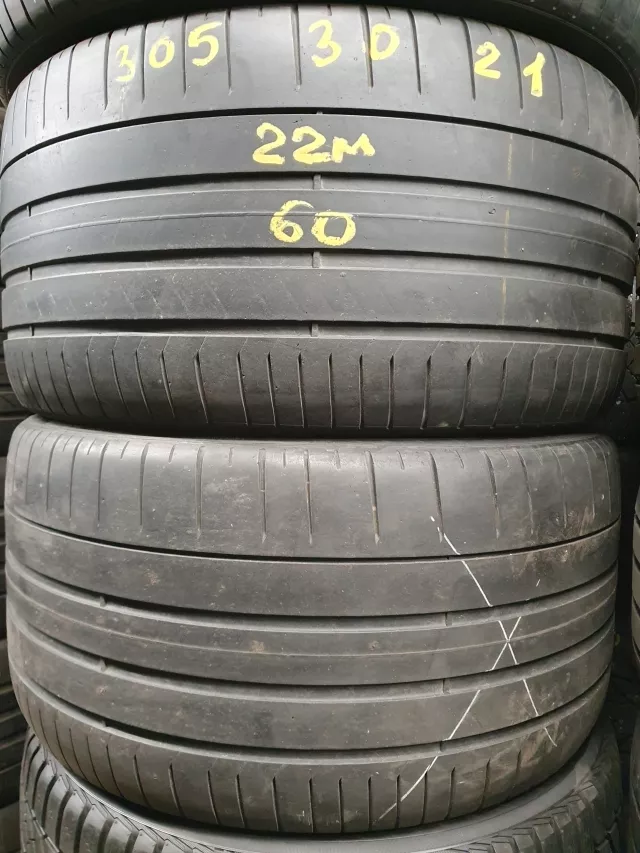 Pirelli Pzero 305/30R21 naudotos padangos