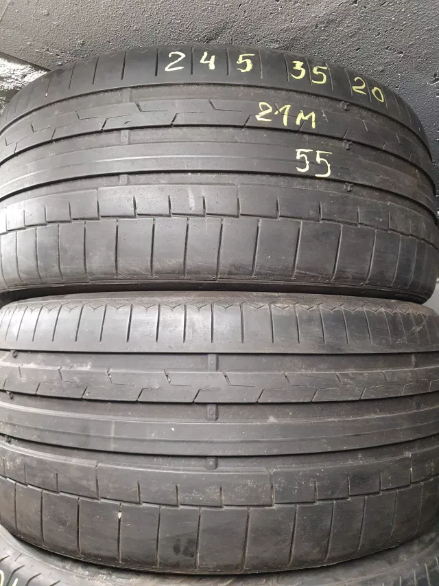 Continental ContiSportContact 6 245/35R20 naudotos padangos
