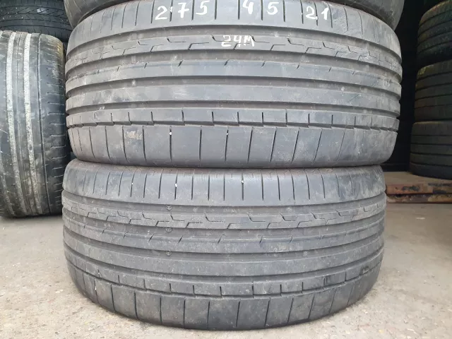 Continental ContiSportContac 6 275/45R21 naudotos padangos