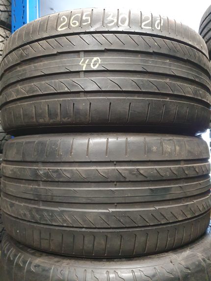 Continental ContiSportContact 5 265/30R20 naudotos padangos